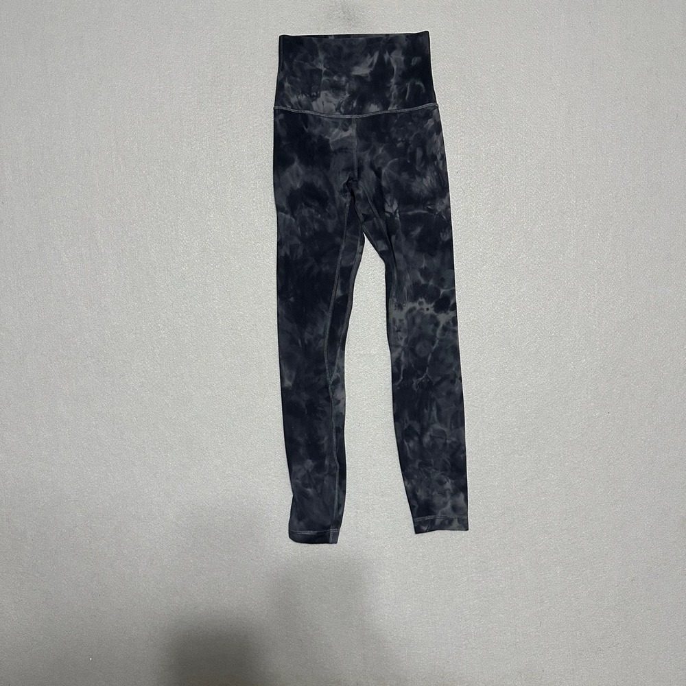 Lululemon Align High-Rise Pant 25 Diamond Dye Graphite Grey Bronze Green Size 0